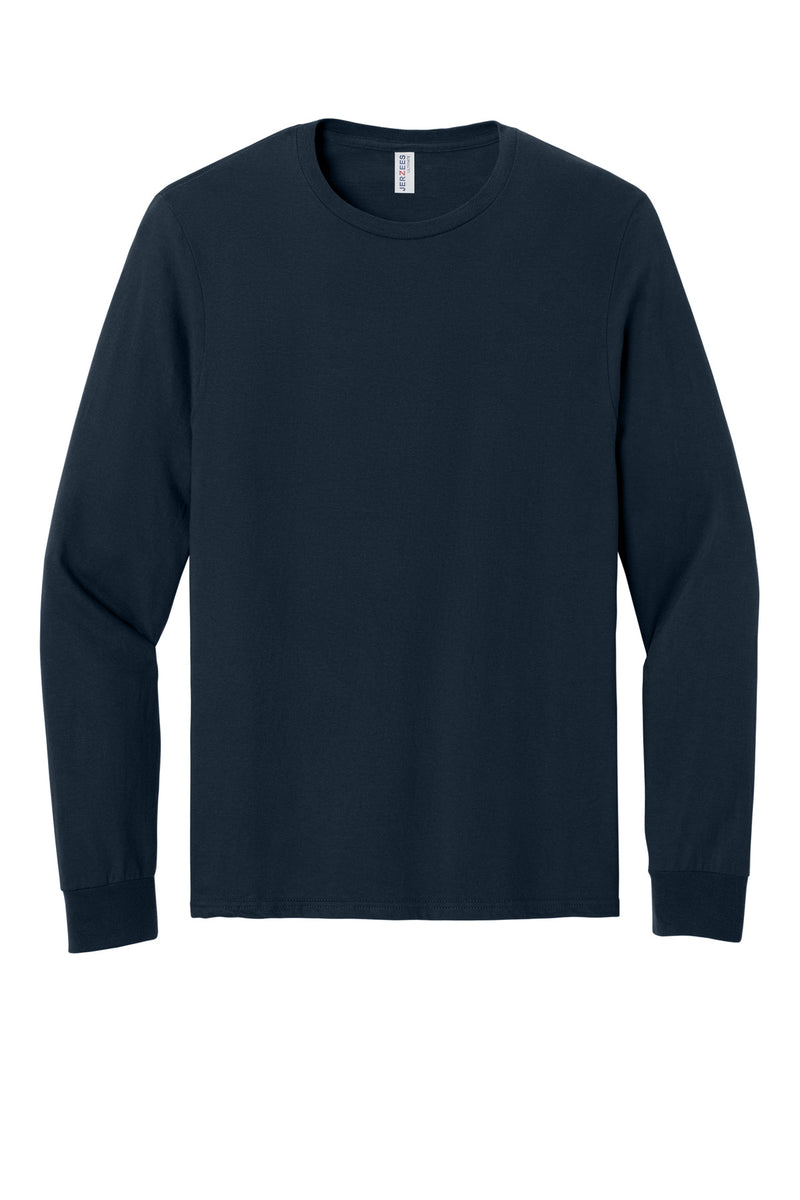 Jerzees Ultimate Unisex Ring Spun Long Sleeve T-Shirt - J. Navy