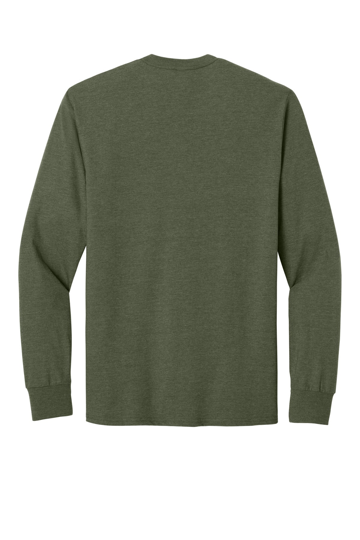 Jerzees Ultimate Unisex Ring Spun Long Sleeve T-Shirt - Military Green Heather