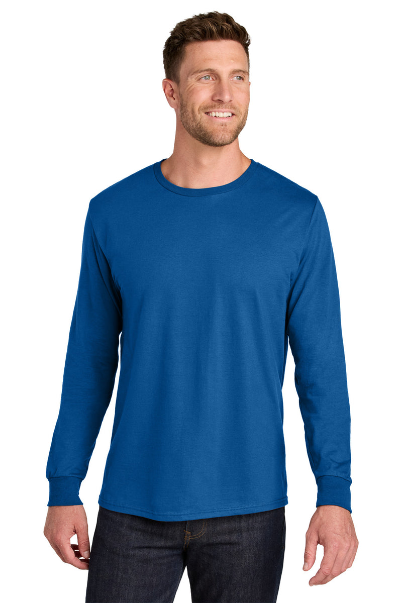 Jerzees Ultimate Unisex Ring Spun Long Sleeve T-Shirt - Royal