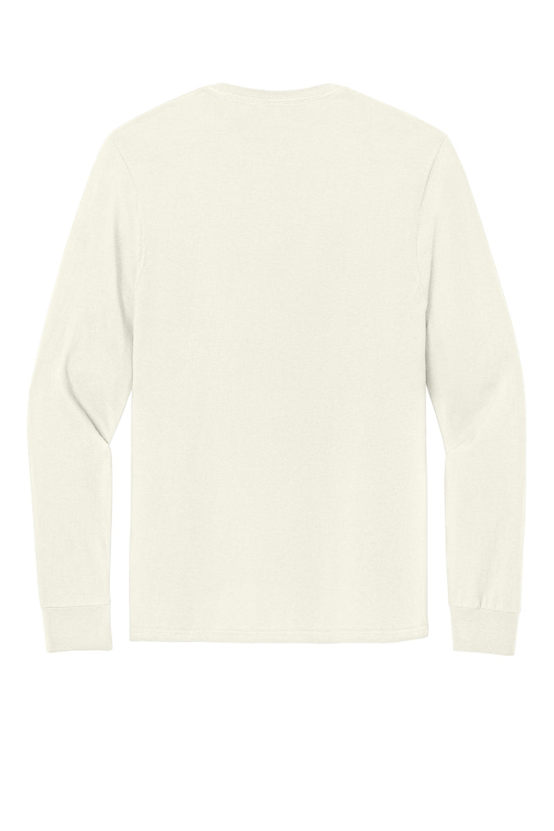 Jerzees Ultimate Unisex Ring Spun Long Sleeve T-Shirt - Sweet Cream Heather
