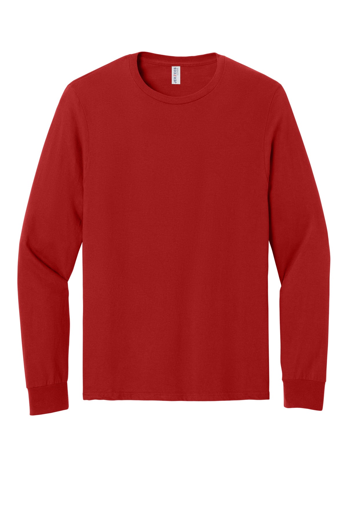 Jerzees Ultimate Unisex Ring Spun Long Sleeve T-Shirt - True Red
