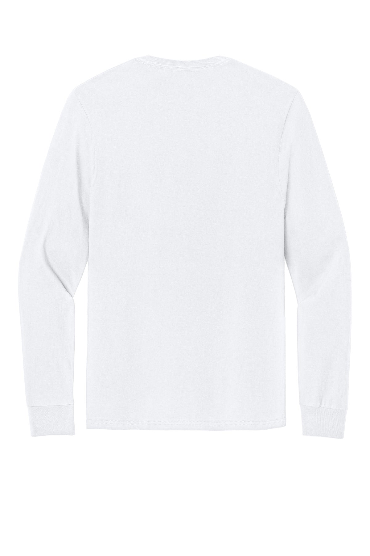 Jerzees Ultimate Unisex Ring Spun Long Sleeve T-Shirt - White