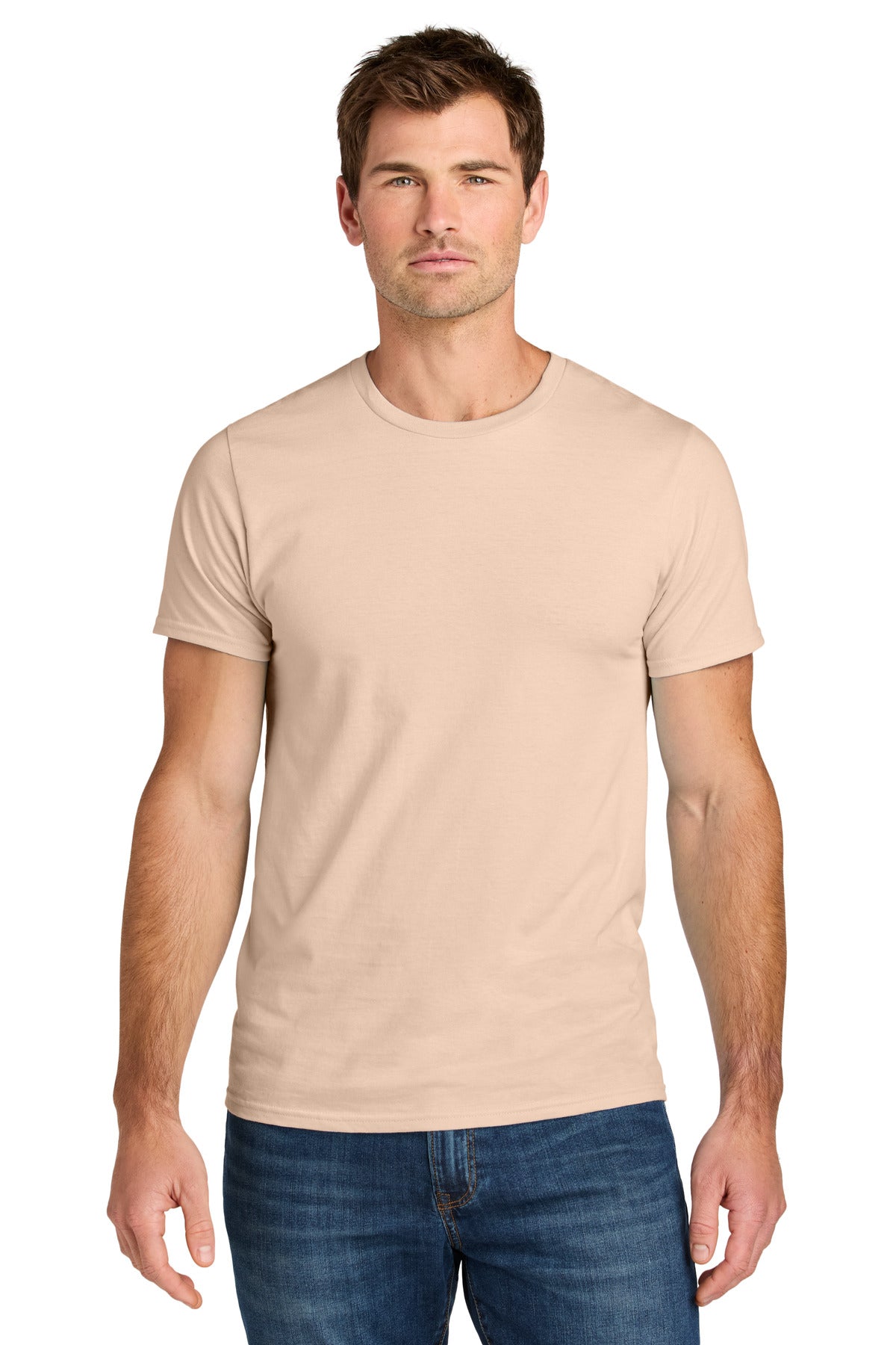 Jerzees Ultimate Unisex Ring Spun T-Shirt - Blush Pink