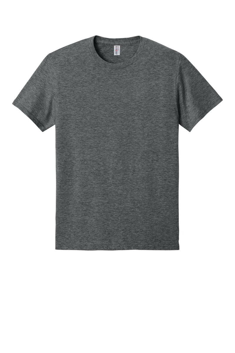 Jerzees Ultimate Unisex Ring Spun T-Shirt - Charcoal Heather