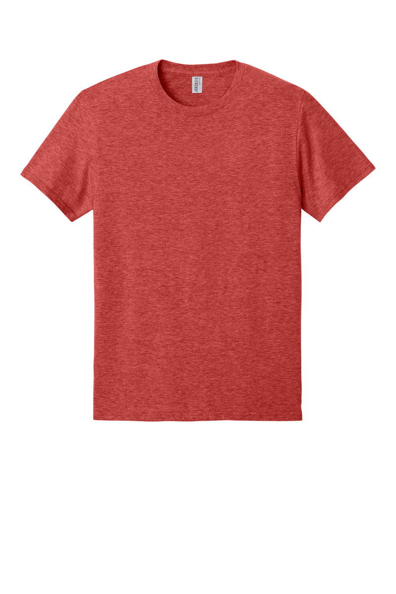 Jerzees Ultimate Unisex Ring Spun T-Shirt - Fiery Red Heather