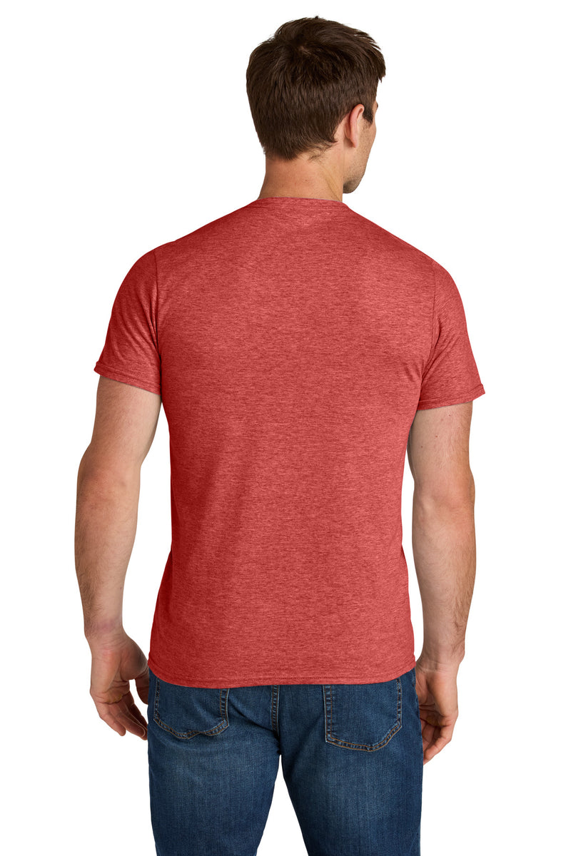 Jerzees Ultimate Unisex Ring Spun T-Shirt - Fiery Red Heather