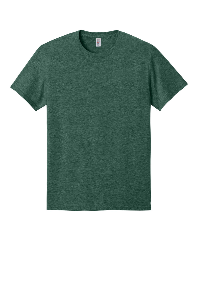 Jerzees Ultimate Unisex Ring Spun T-Shirt - Forest Green Heather