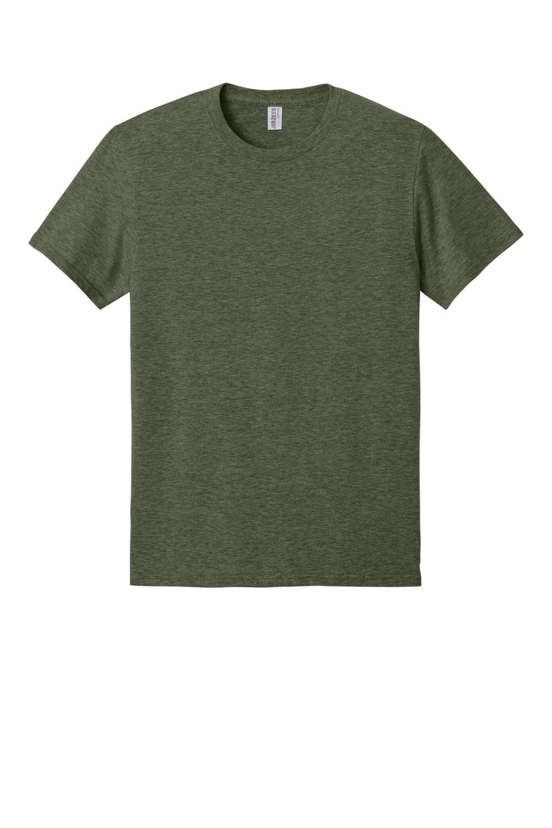 Jerzees Ultimate Unisex Ring Spun T-Shirt - Military Green Heather