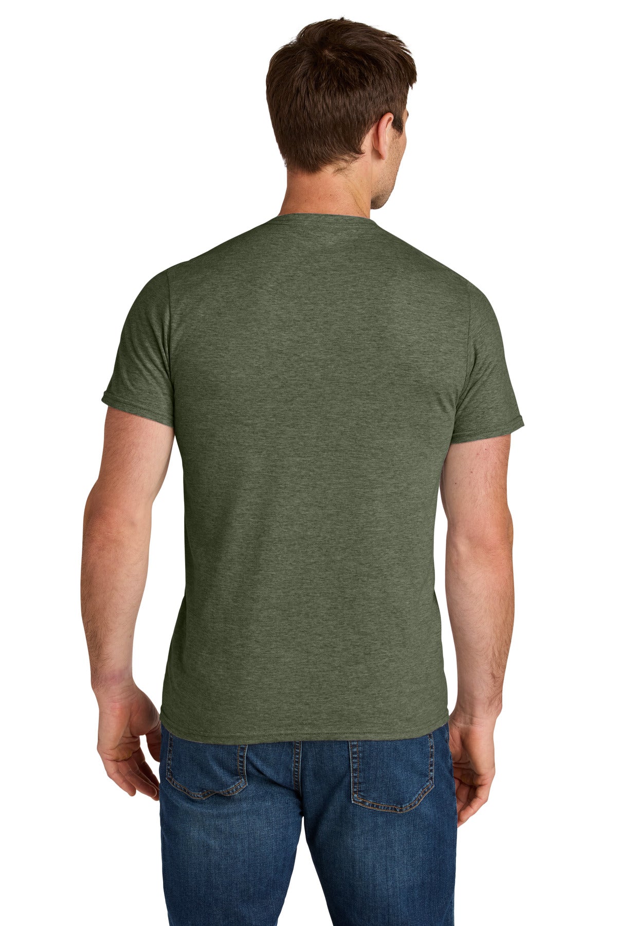 Jerzees Ultimate Unisex Ring Spun T-Shirt - Military Green Heather