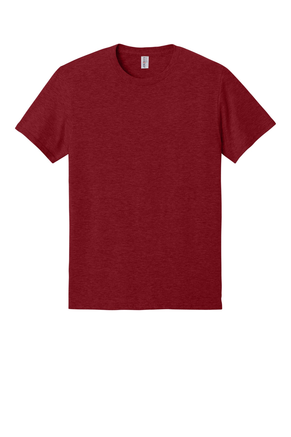 Jerzees Ultimate Unisex Ring Spun T-Shirt - Peppered Red Heather