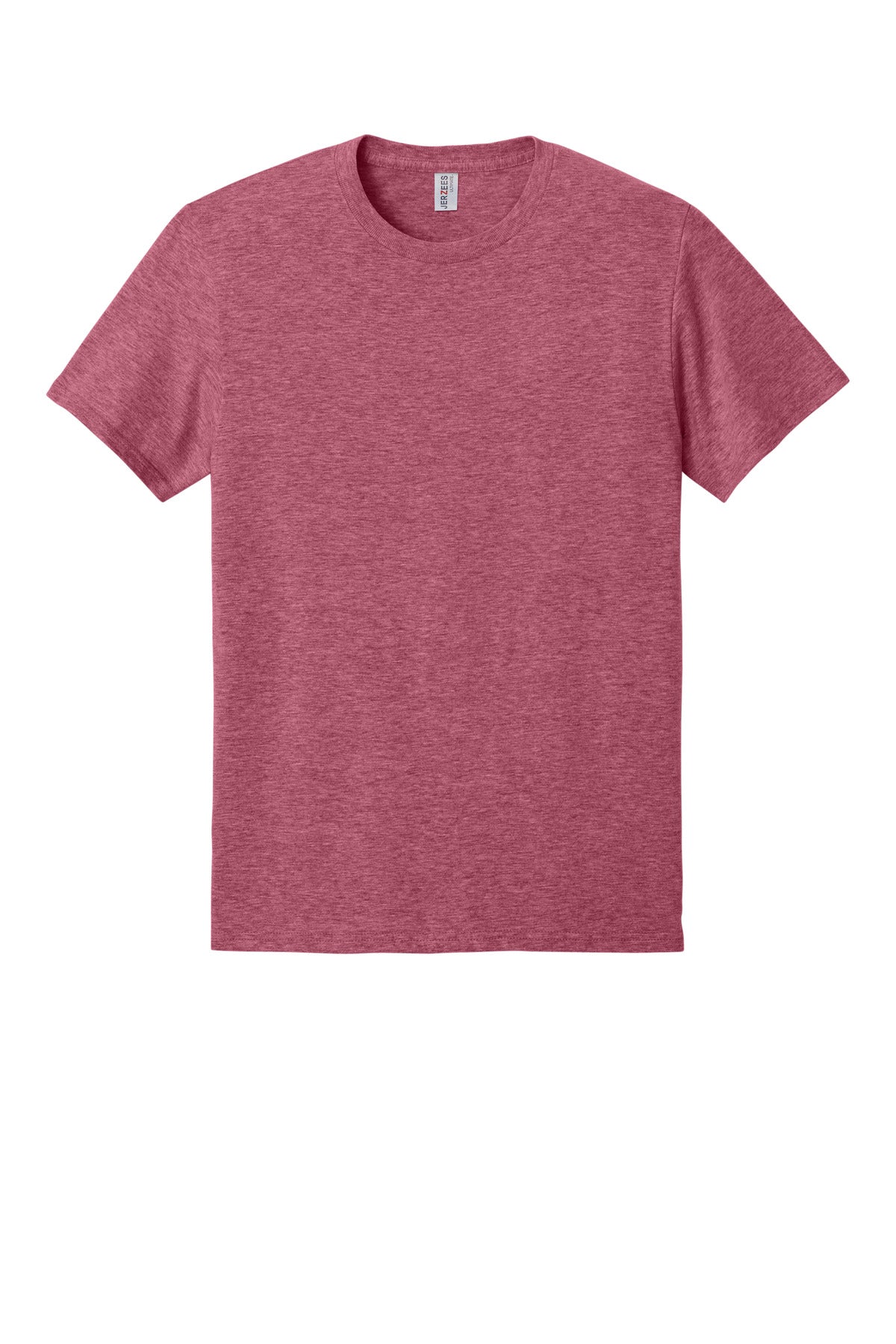 Jerzees Ultimate Unisex Ring Spun T-Shirt - Raspberry Heather