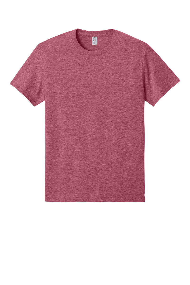 Jerzees Ultimate Unisex Ring Spun T-Shirt - Raspberry Heather