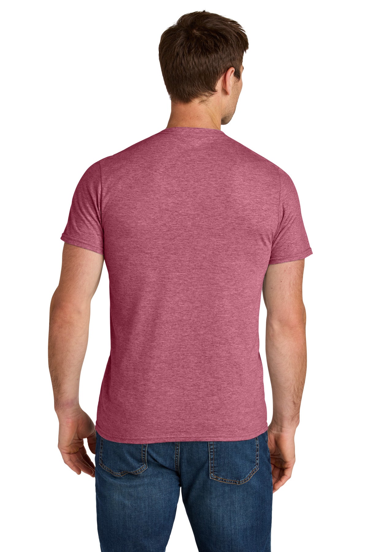 Jerzees Ultimate Unisex Ring Spun T-Shirt - Raspberry Heather