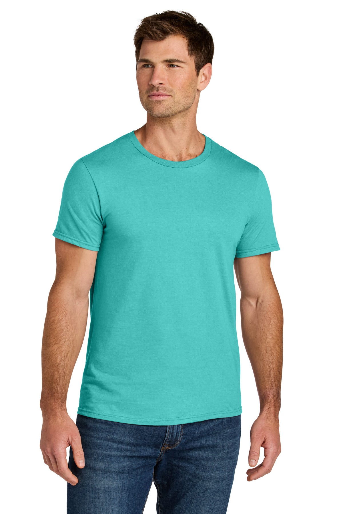 Jerzees Ultimate Unisex Ring Spun T-Shirt - Scuba Blue