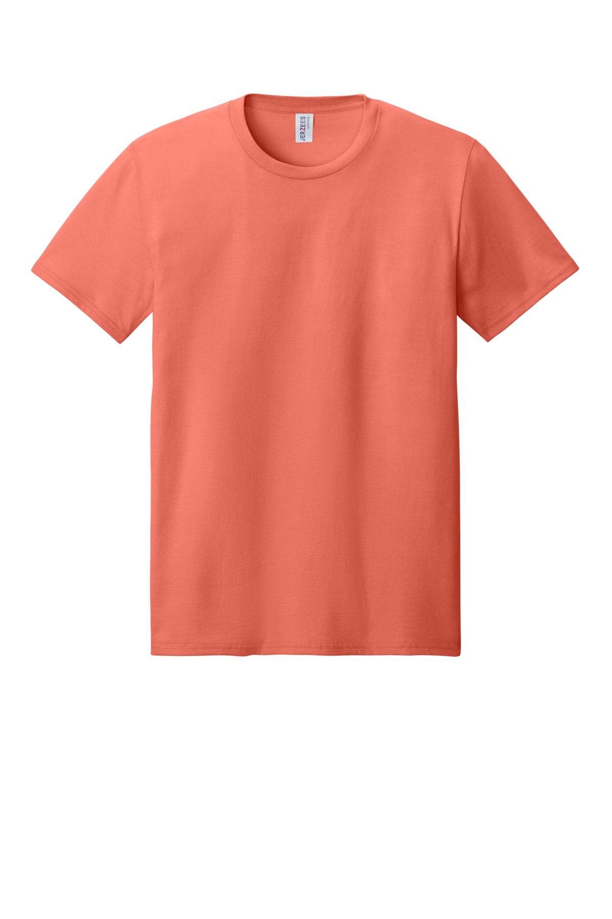 Jerzees Ultimate Unisex Ring Spun T-Shirt - Sunset Coral
