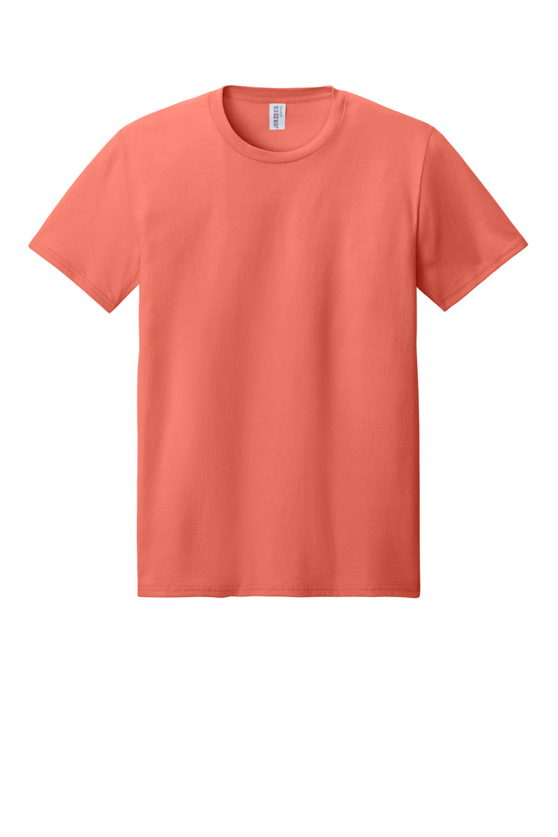 Jerzees Ultimate Unisex Ring Spun T-Shirt - Sunset Coral