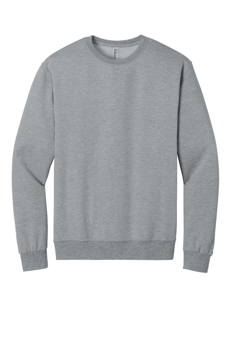 Jerzees Ultimate Unisex CVC Ring Spun Crewneck Sweatshirt - Athletic Heather