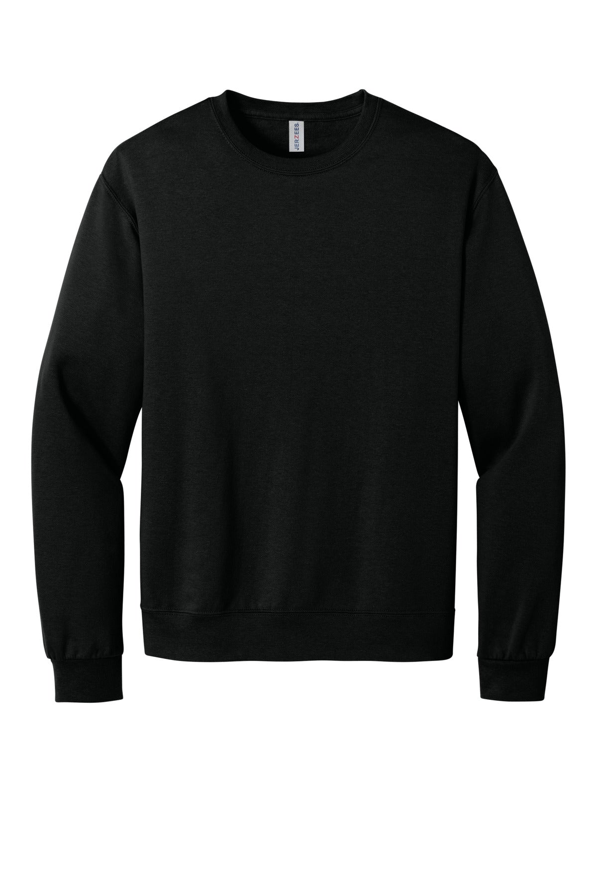 Jerzees Ultimate Unisex CVC Ring Spun Crewneck Sweatshirt - Black Ink