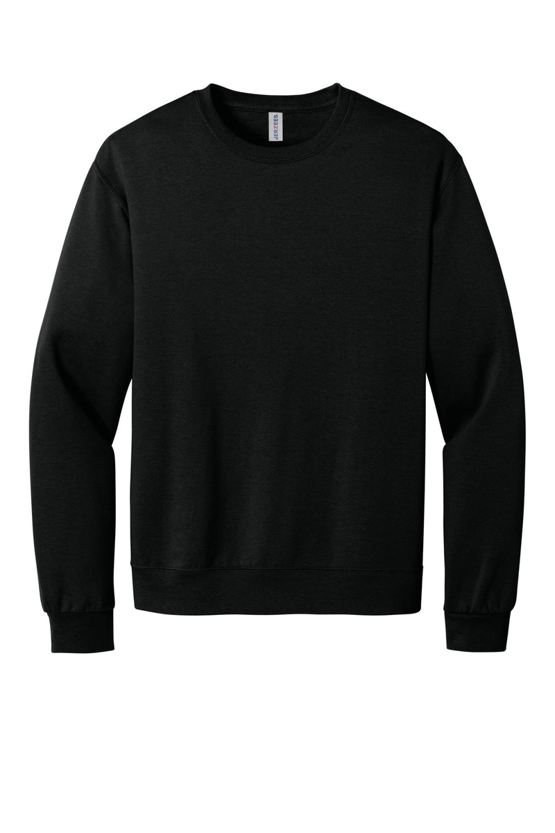 Jerzees Ultimate Unisex CVC Ring Spun Crewneck Sweatshirt - Black Ink