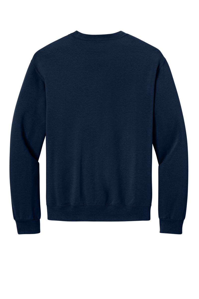 Jerzees Ultimate Unisex CVC Ring Spun Crewneck Sweatshirt - J. Navy