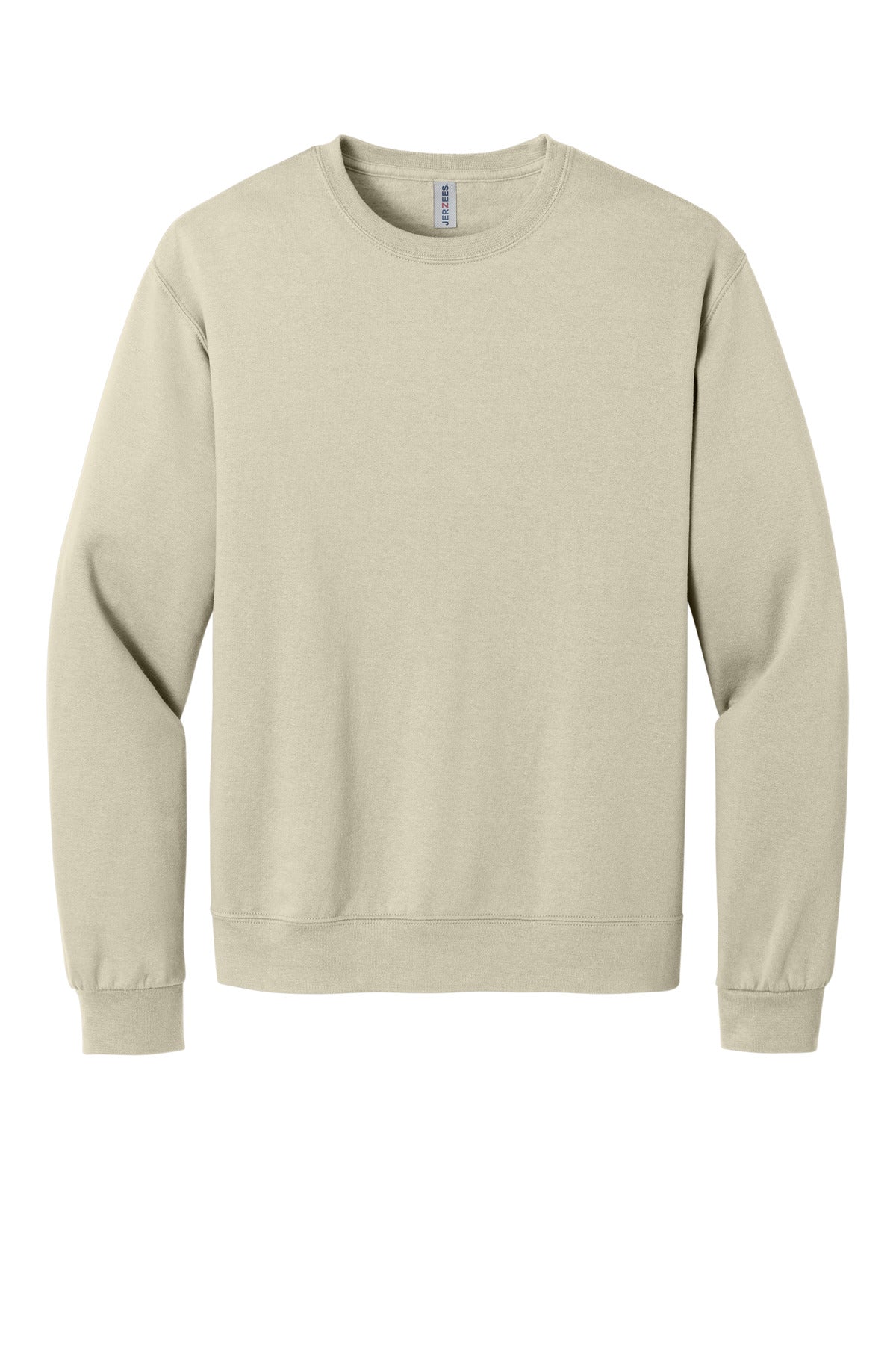 Jerzees Ultimate Unisex CVC Ring Spun Crewneck Sweatshirt - Putty