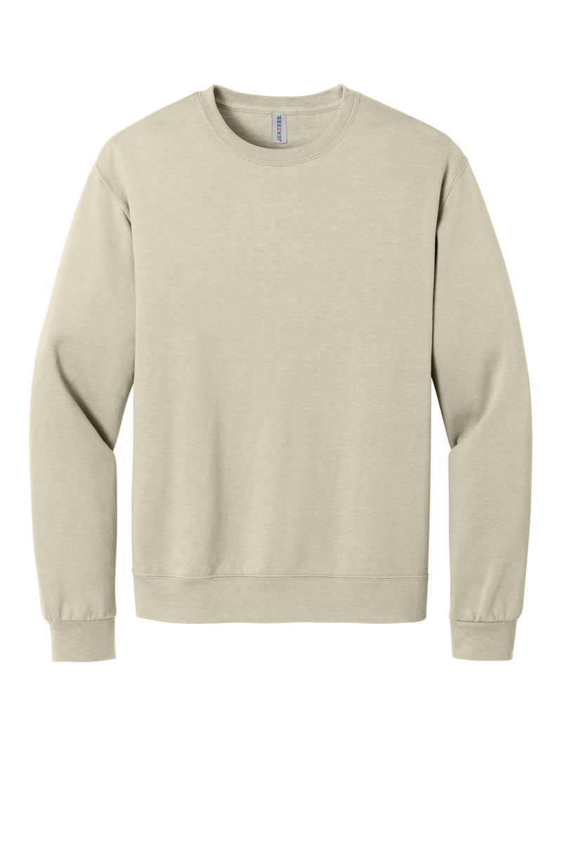 Jerzees Ultimate Unisex CVC Ring Spun Crewneck Sweatshirt - Putty