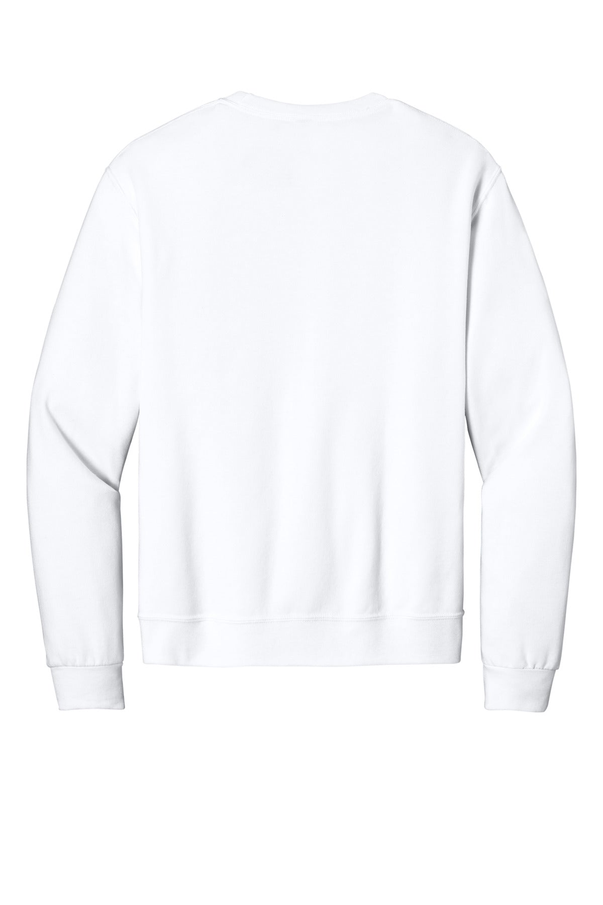 Jerzees Ultimate Unisex CVC Ring Spun Crewneck Sweatshirt - White