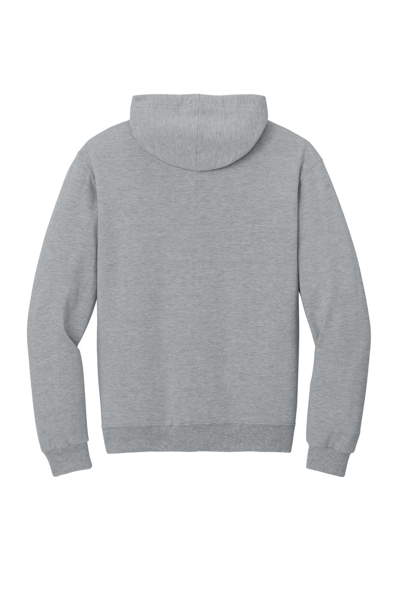 Jerzees Ultimate Unisex CVC Ring Spun Hooded Sweatshirt - Athletic Heather