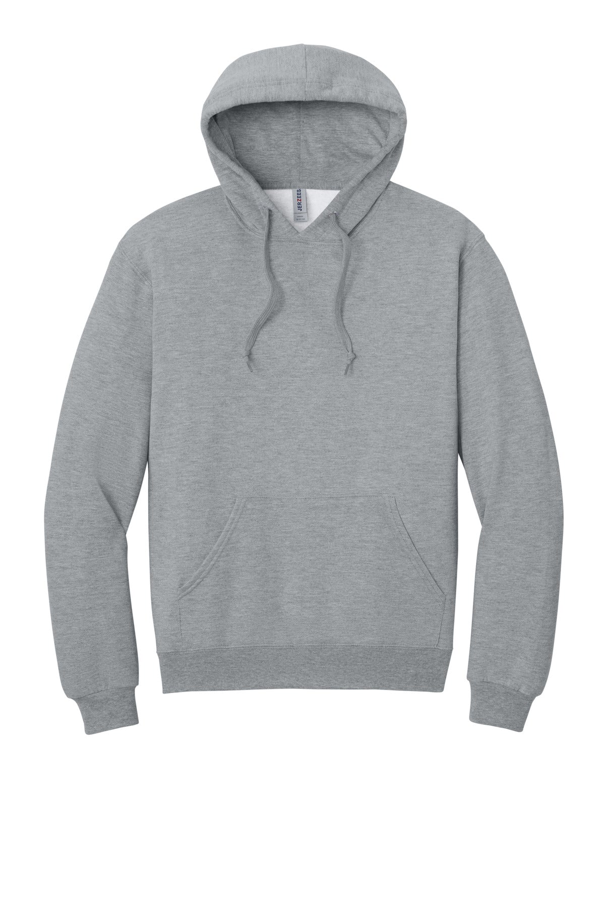 Jerzees Ultimate Unisex CVC Ring Spun Hooded Sweatshirt - Athletic Heather