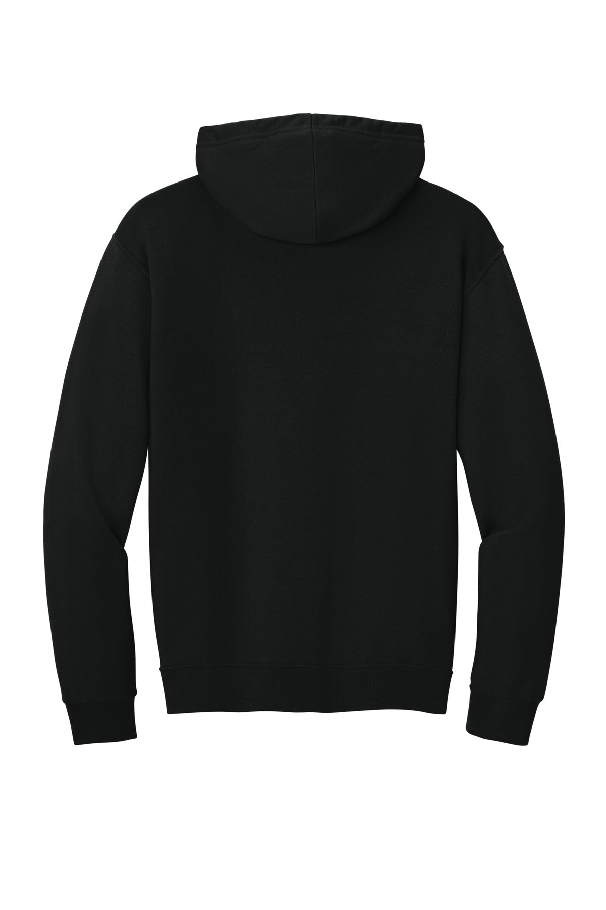 Jerzees Ultimate Unisex CVC Ring Spun Hooded Sweatshirt - Black Ink