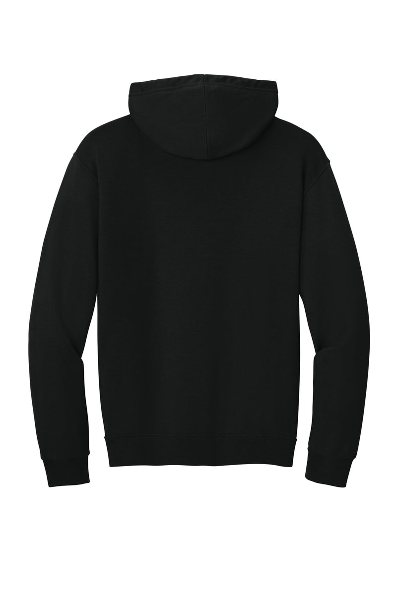 Jerzees Ultimate Unisex CVC Ring Spun Hooded Sweatshirt - Black Ink