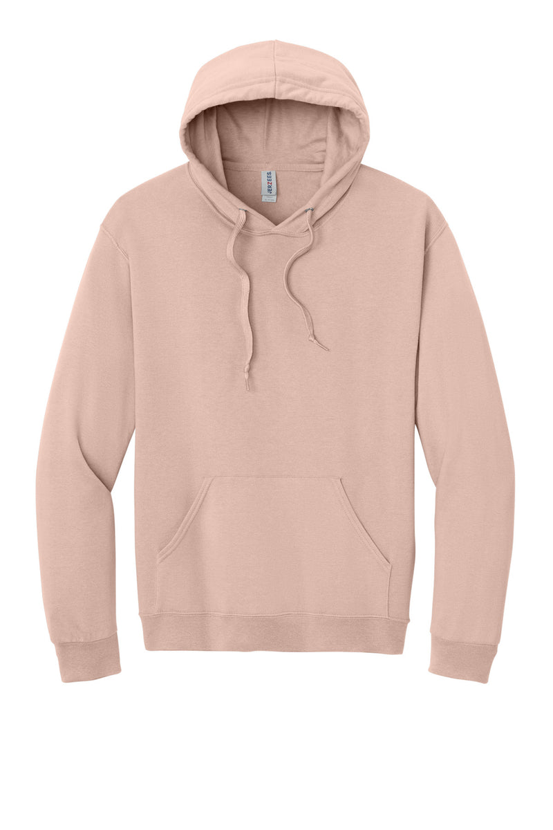 Jerzees Ultimate Unisex CVC Ring Spun Hooded Sweatshirt - Blush Pink