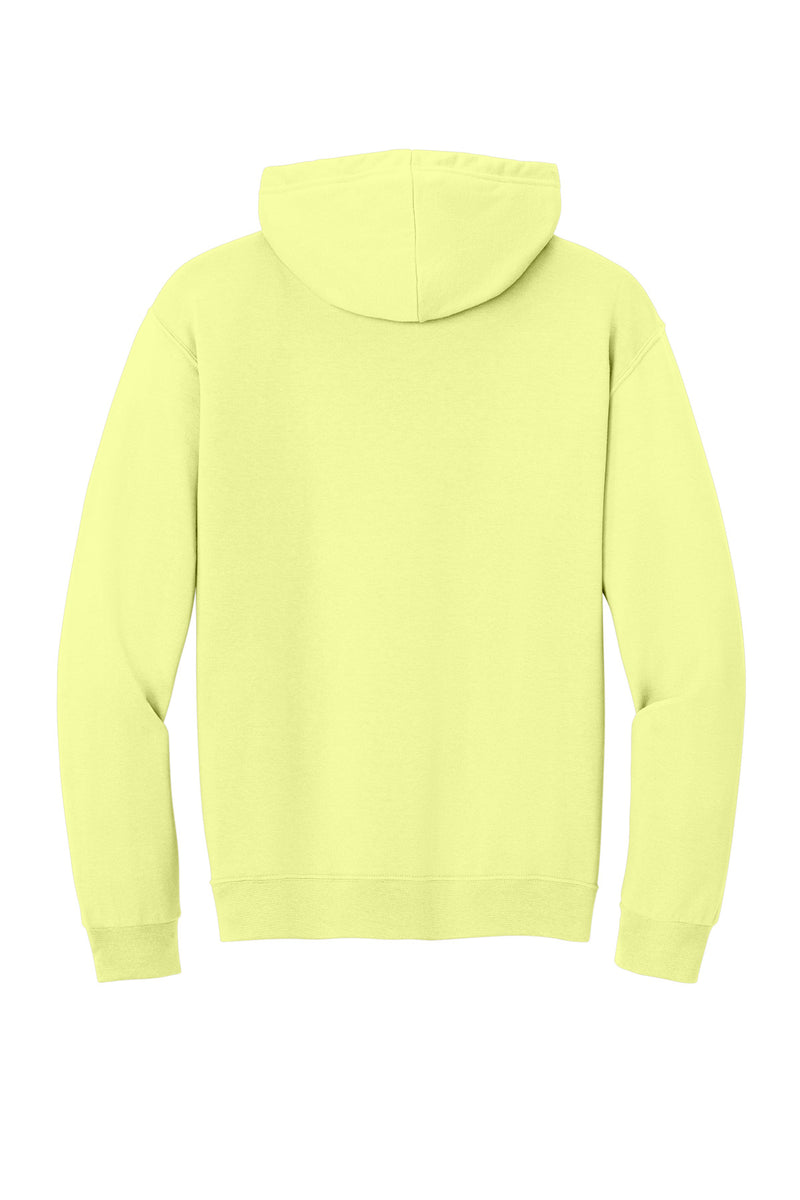 Jerzees Ultimate Unisex CVC Ring Spun Hooded Sweatshirt - Celery Juice
