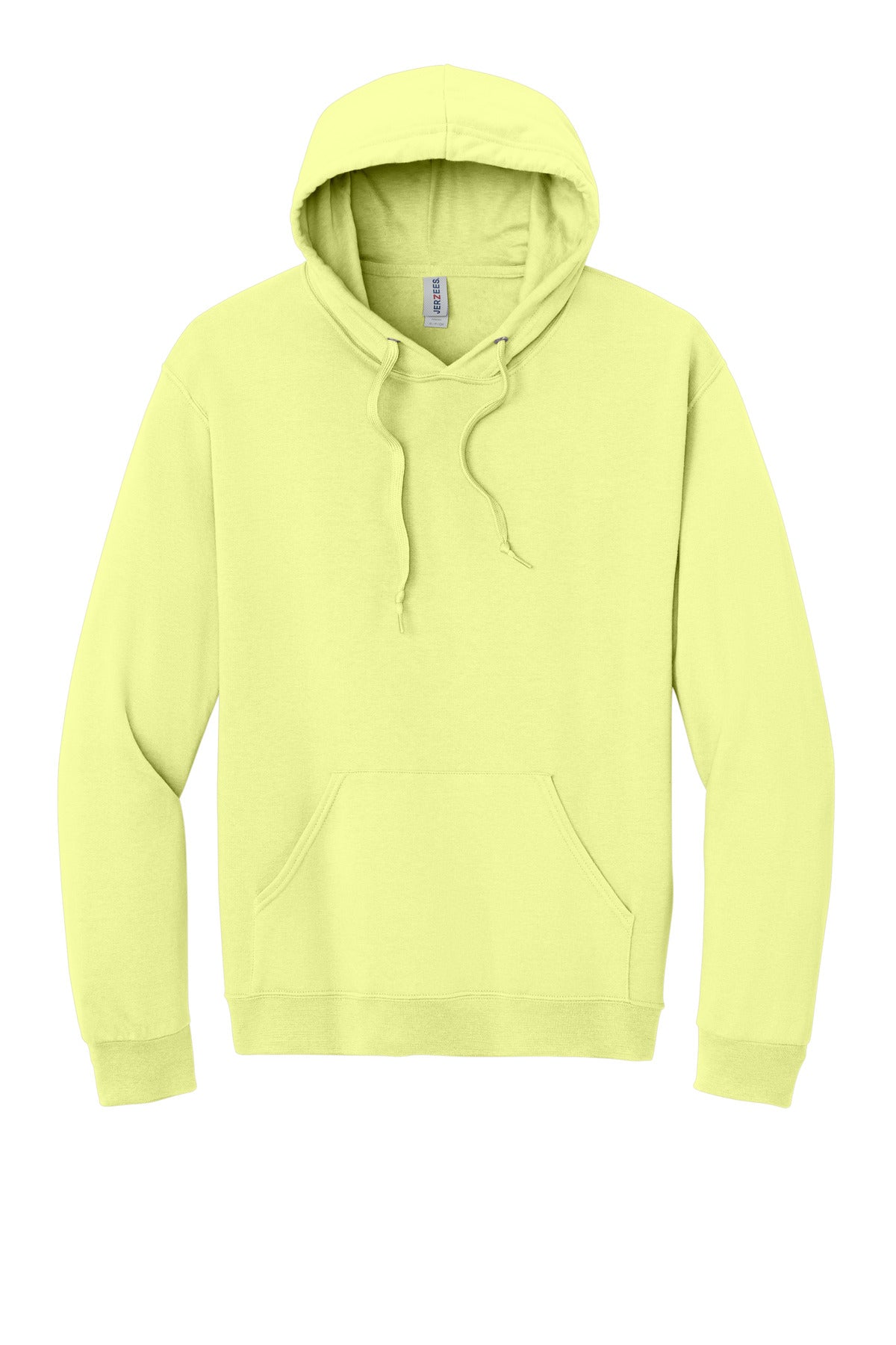 Jerzees Ultimate Unisex CVC Ring Spun Hooded Sweatshirt - Celery Juice