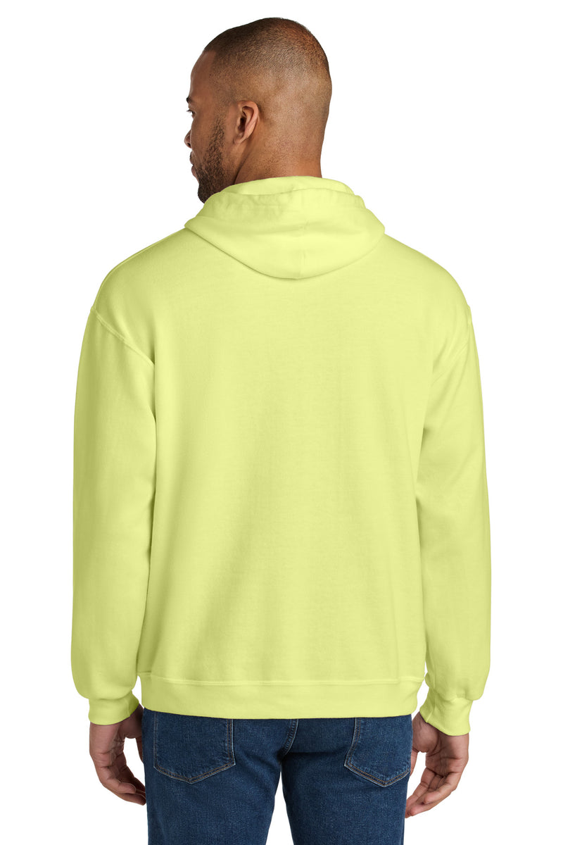 Jerzees Ultimate Unisex CVC Ring Spun Hooded Sweatshirt - Celery Juice