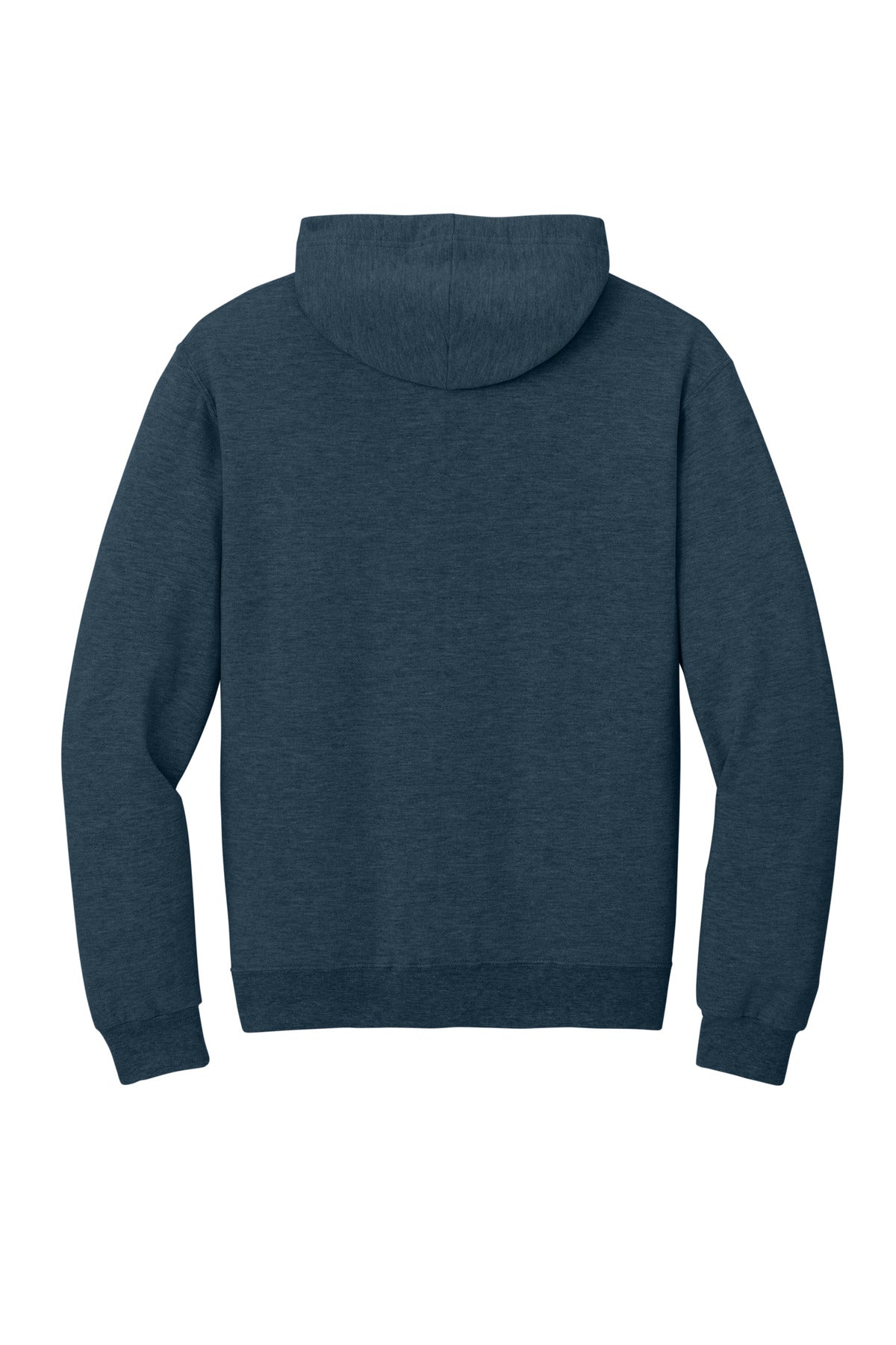Jerzees Ultimate Unisex CVC Ring Spun Hooded Sweatshirt - Indigo Heather