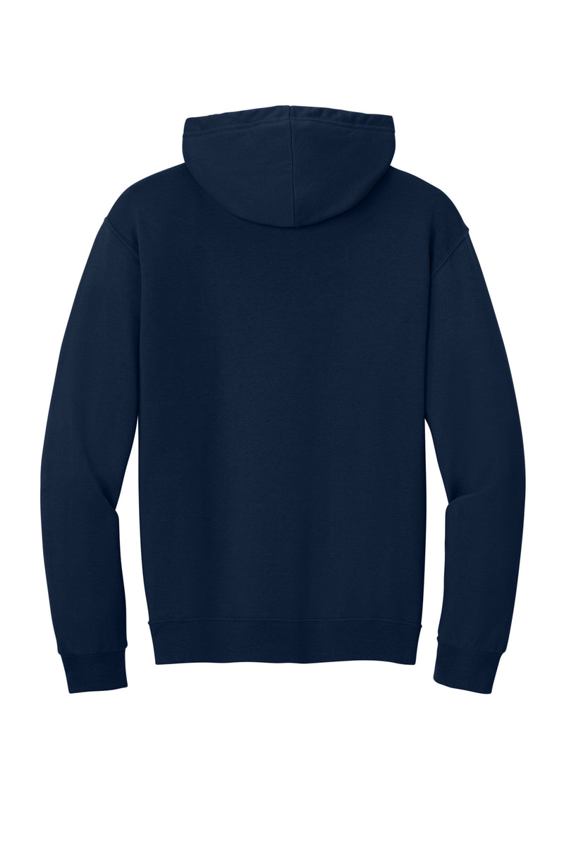 Jerzees Ultimate Unisex CVC Ring Spun Hooded Sweatshirt - J. Navy