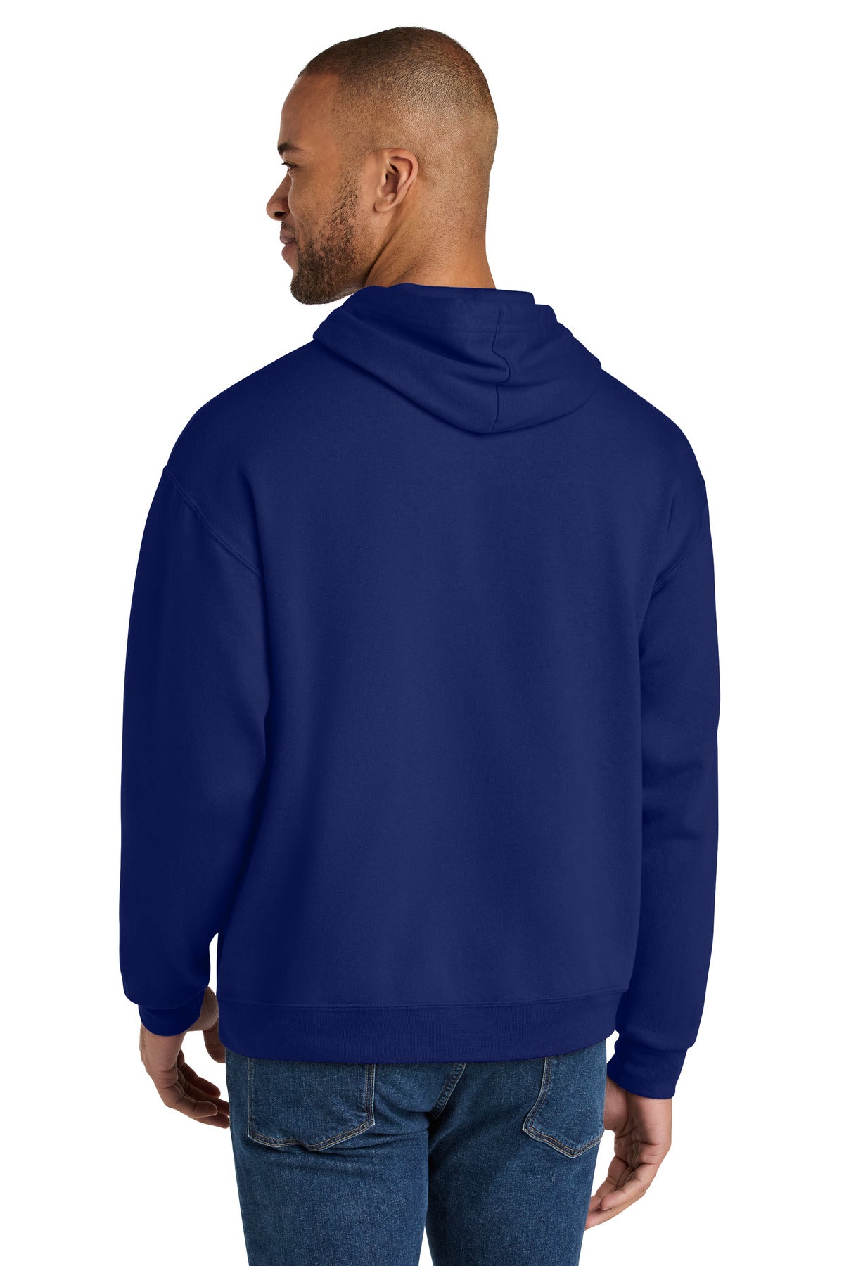 Jerzees Ultimate Unisex CVC Ring Spun Hooded Sweatshirt - Orchid
