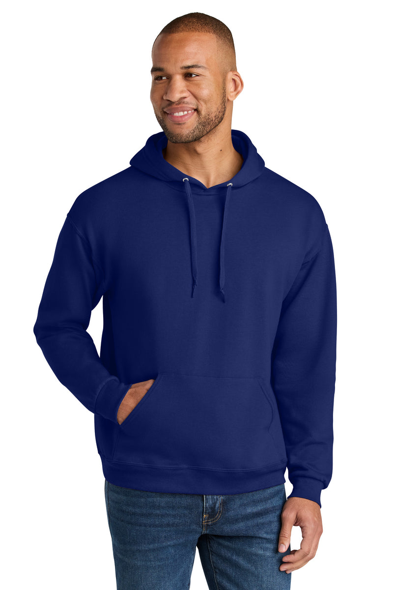 Jerzees Ultimate Unisex CVC Ring Spun Hooded Sweatshirt - Orchid
