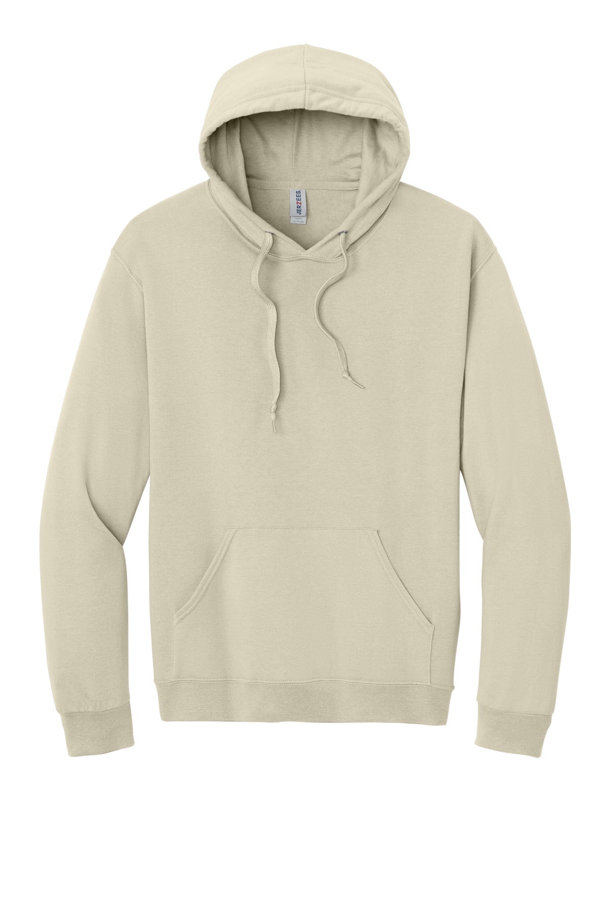 Jerzees Ultimate Unisex CVC Ring Spun Hooded Sweatshirt - Putty
