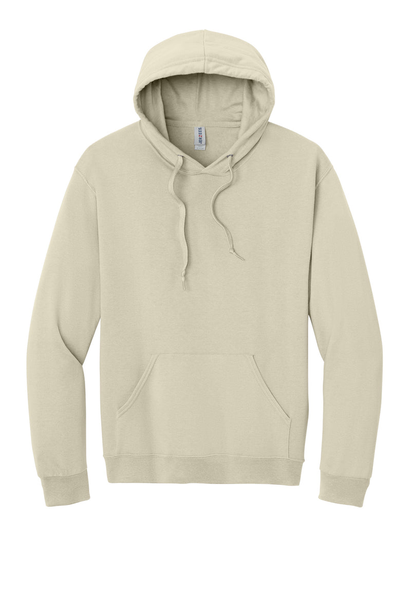 Jerzees Ultimate Unisex CVC Ring Spun Hooded Sweatshirt - Putty
