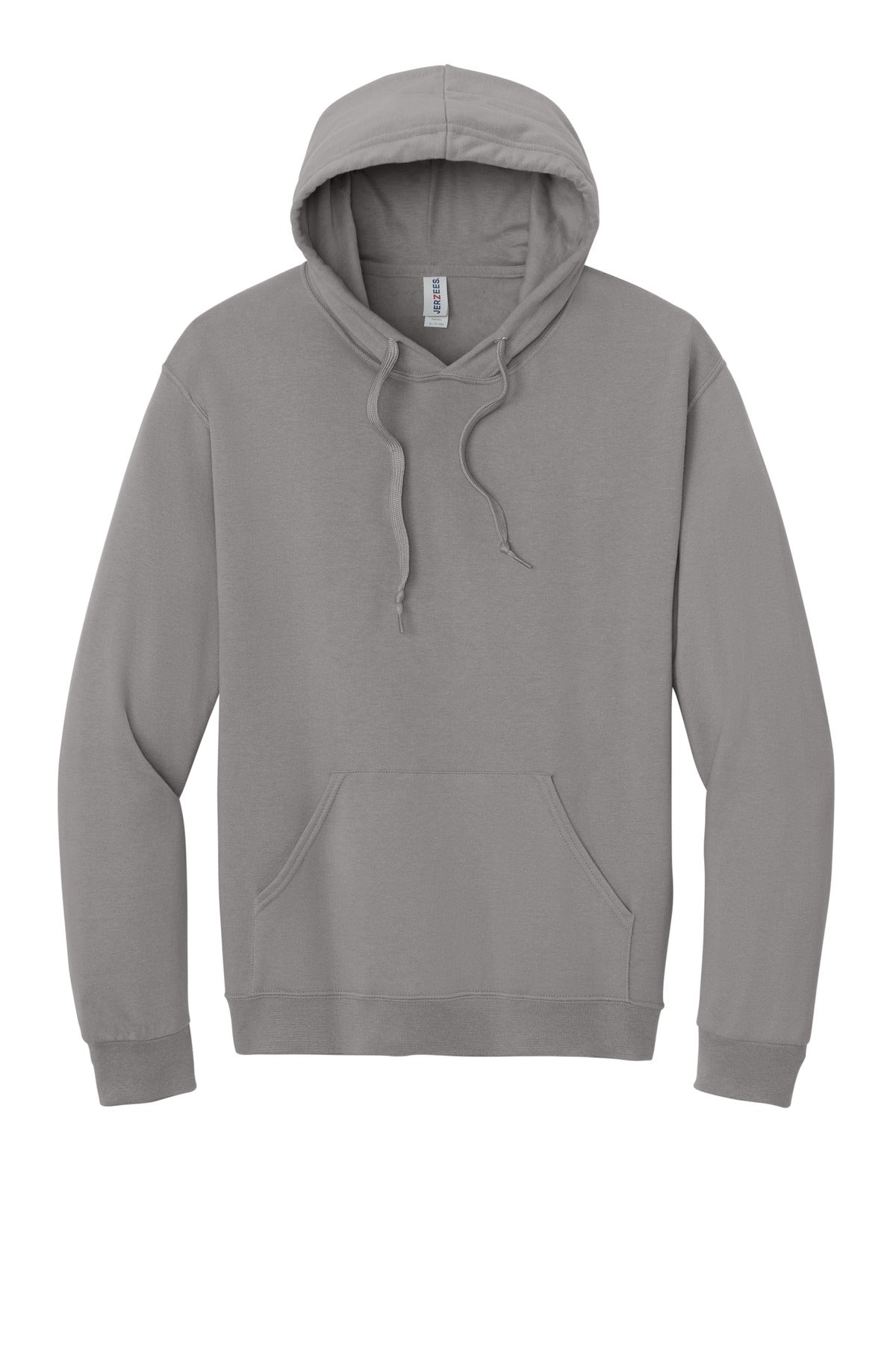 Jerzees Ultimate Unisex CVC Ring Spun Hooded Sweatshirt - Rock