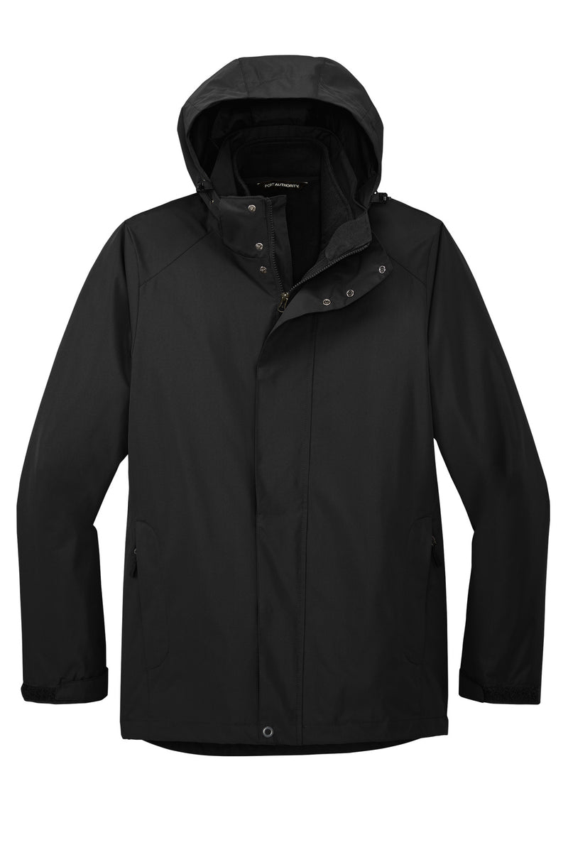 Port Authority All-Weather 3-in-1 Jacket - Black