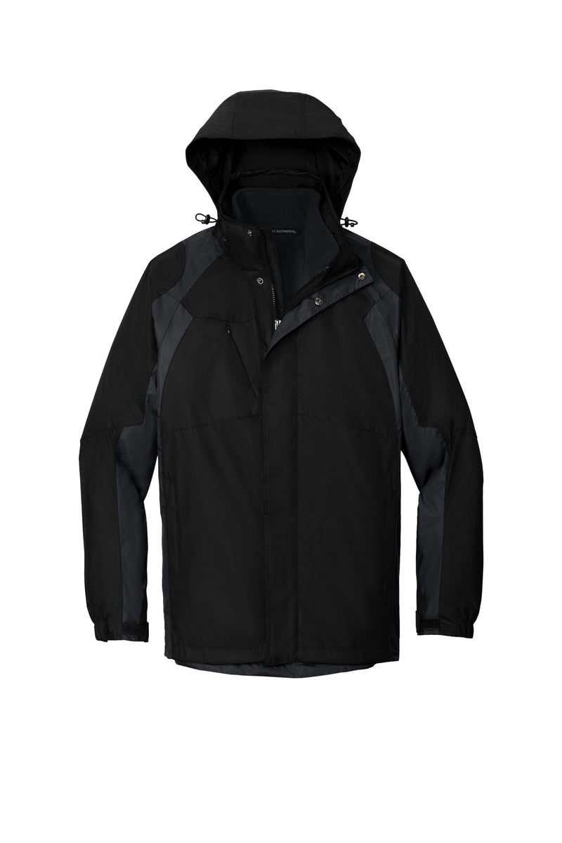 Port Authority Ranger 3-in-1 Jacket - Black/ Ink Grey