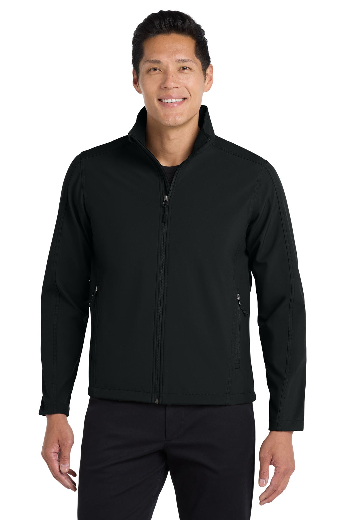 Port Authority Tall Core Soft Shell Jacket - Black