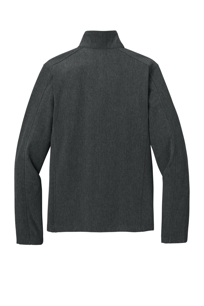 Port Authority Core Soft Shell Jacket - Black Charcoal Heather