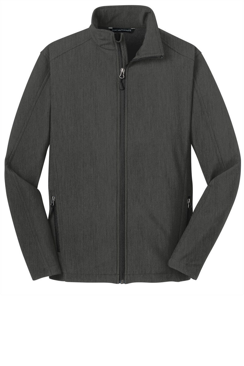 Port Authority Core Soft Shell Jacket - Black Charcoal Heather