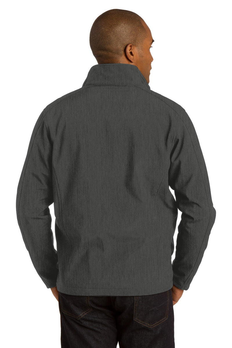 Port Authority Core Soft Shell Jacket - Black Charcoal Heather
