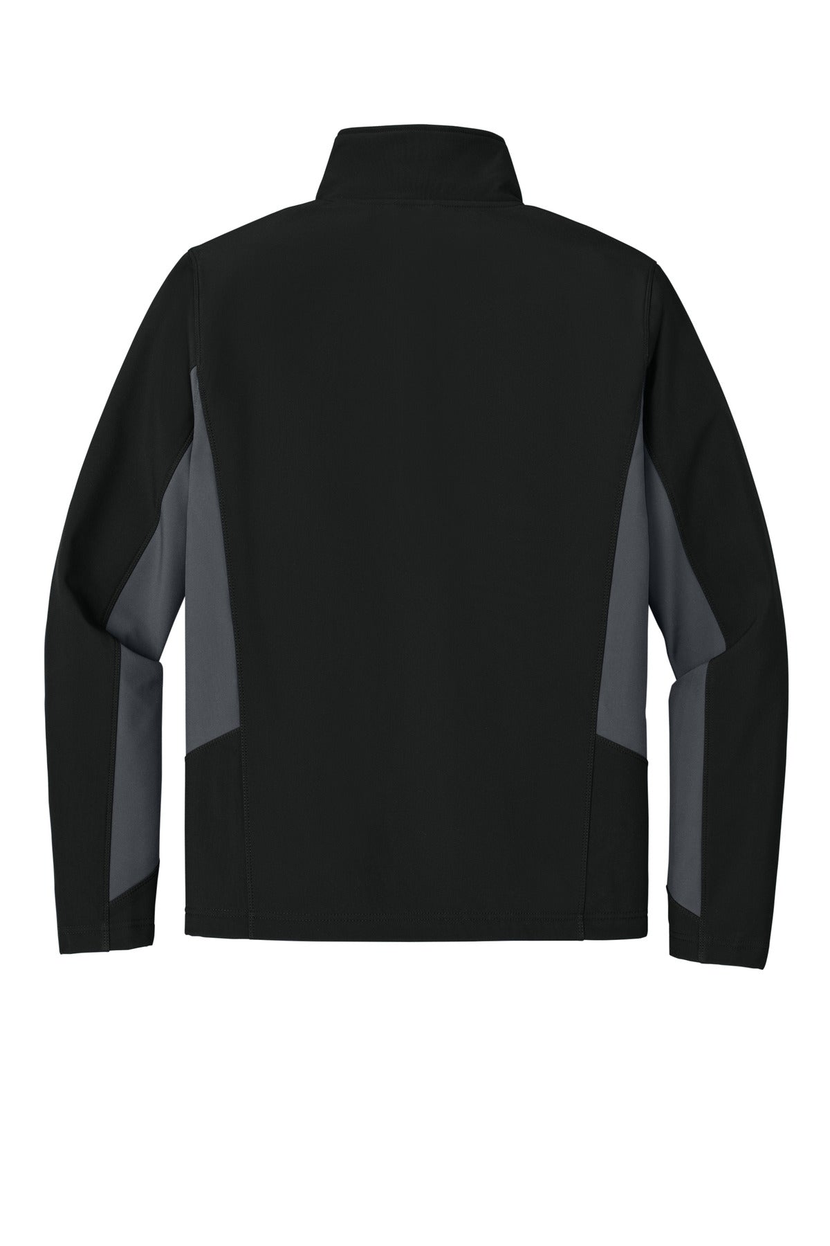 Port Authority Core Colorblock Soft Shell Jacket - Black/ Battleship Grey