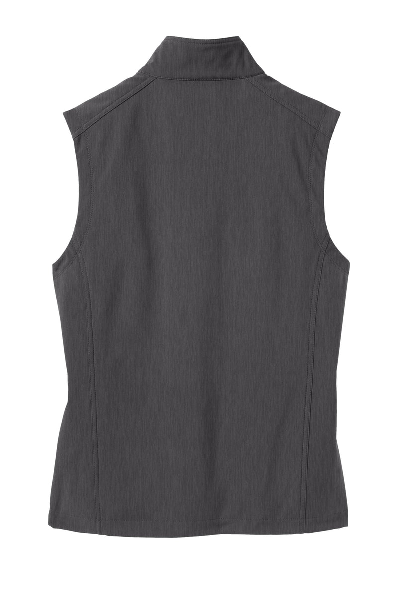 Port Authority Core Soft Shell Vest - Black Charcoal Heather